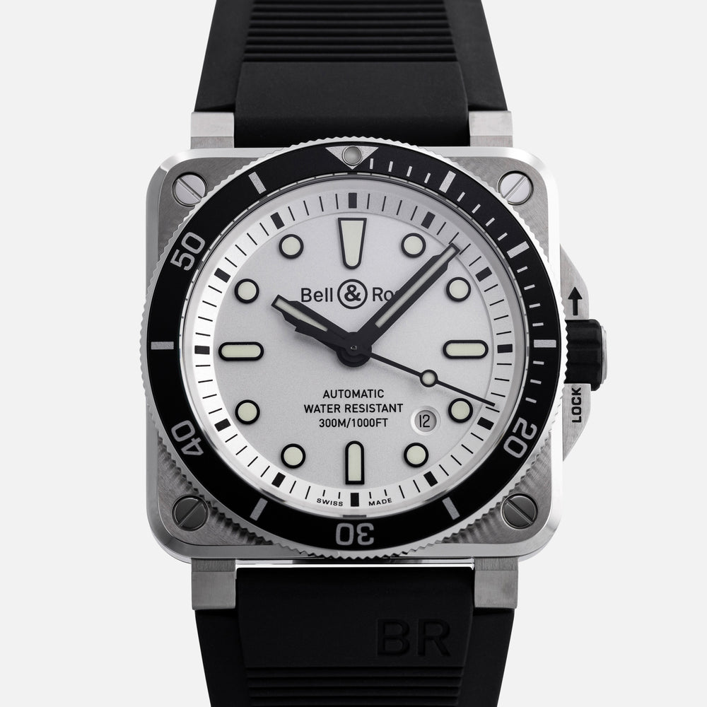 Bell & Ross BR03-92 Diver White 1