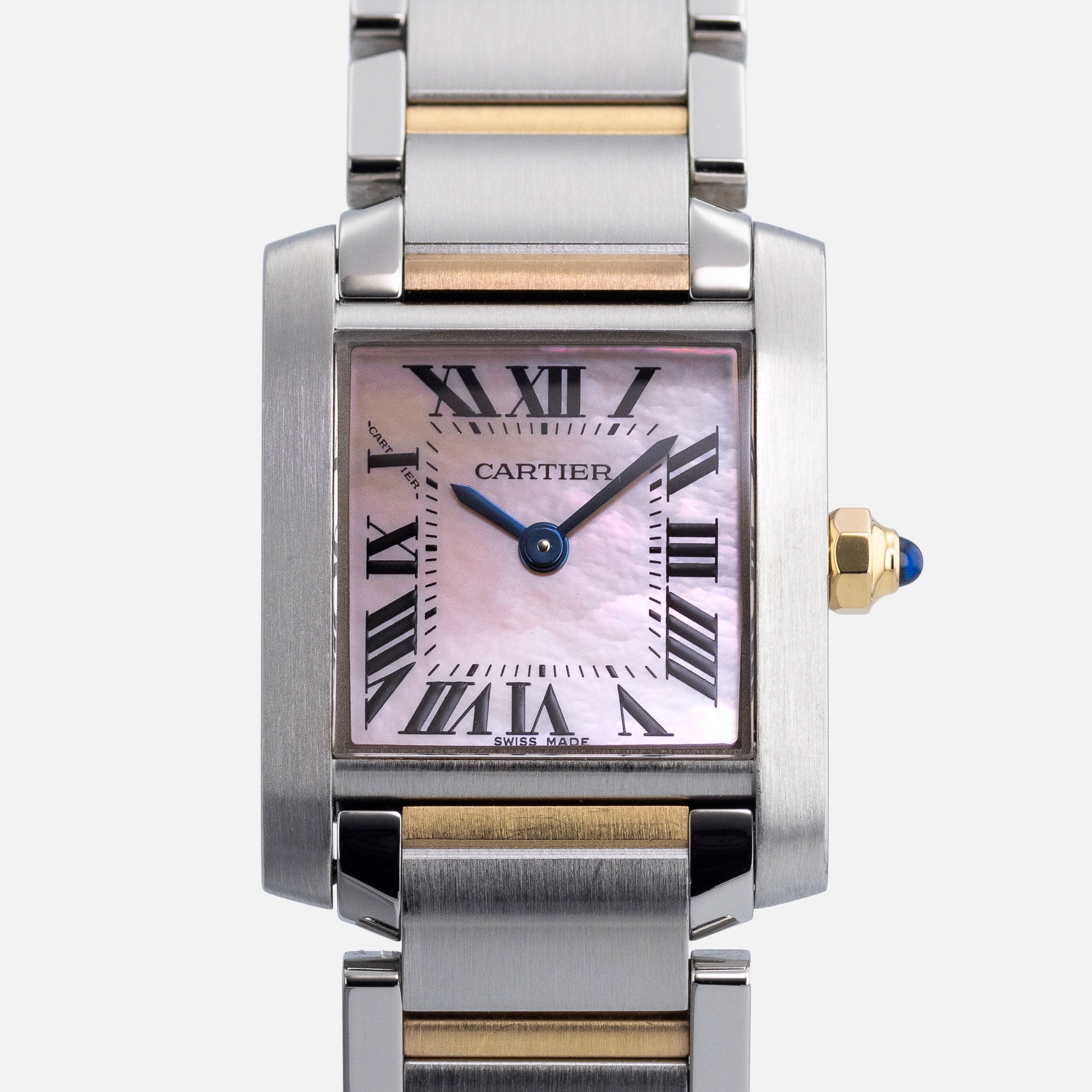 Authentic Used Cartier Tank Francaise Small W51027Q4 Watch (10-10 