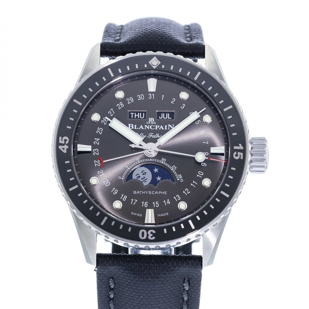 Blancpain Fifty Fathoms Bathyscaphe Quantième Complet Phase de Lune 5054-1110-B52A 1