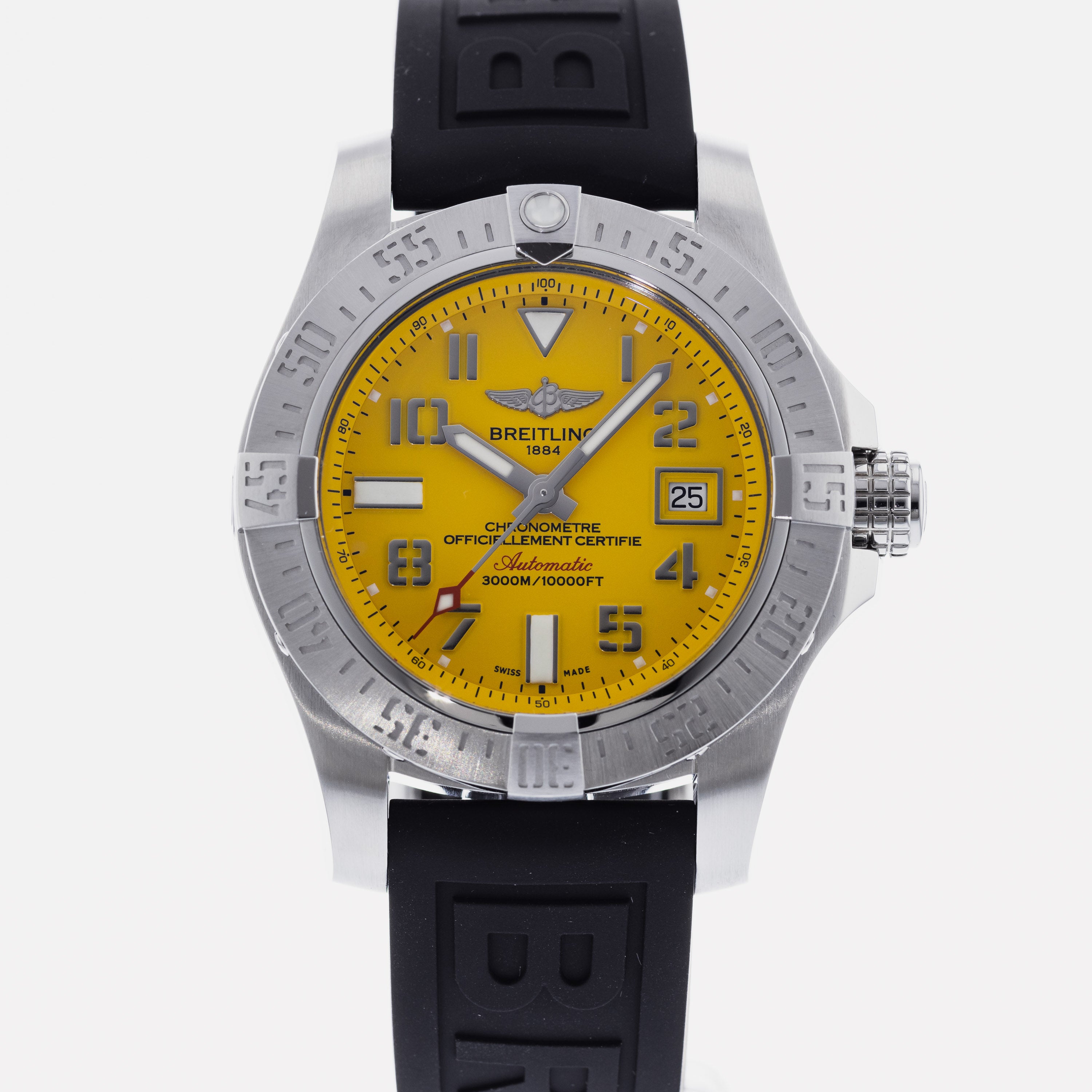 Breitling avenger clearance 2 seawolf yellow