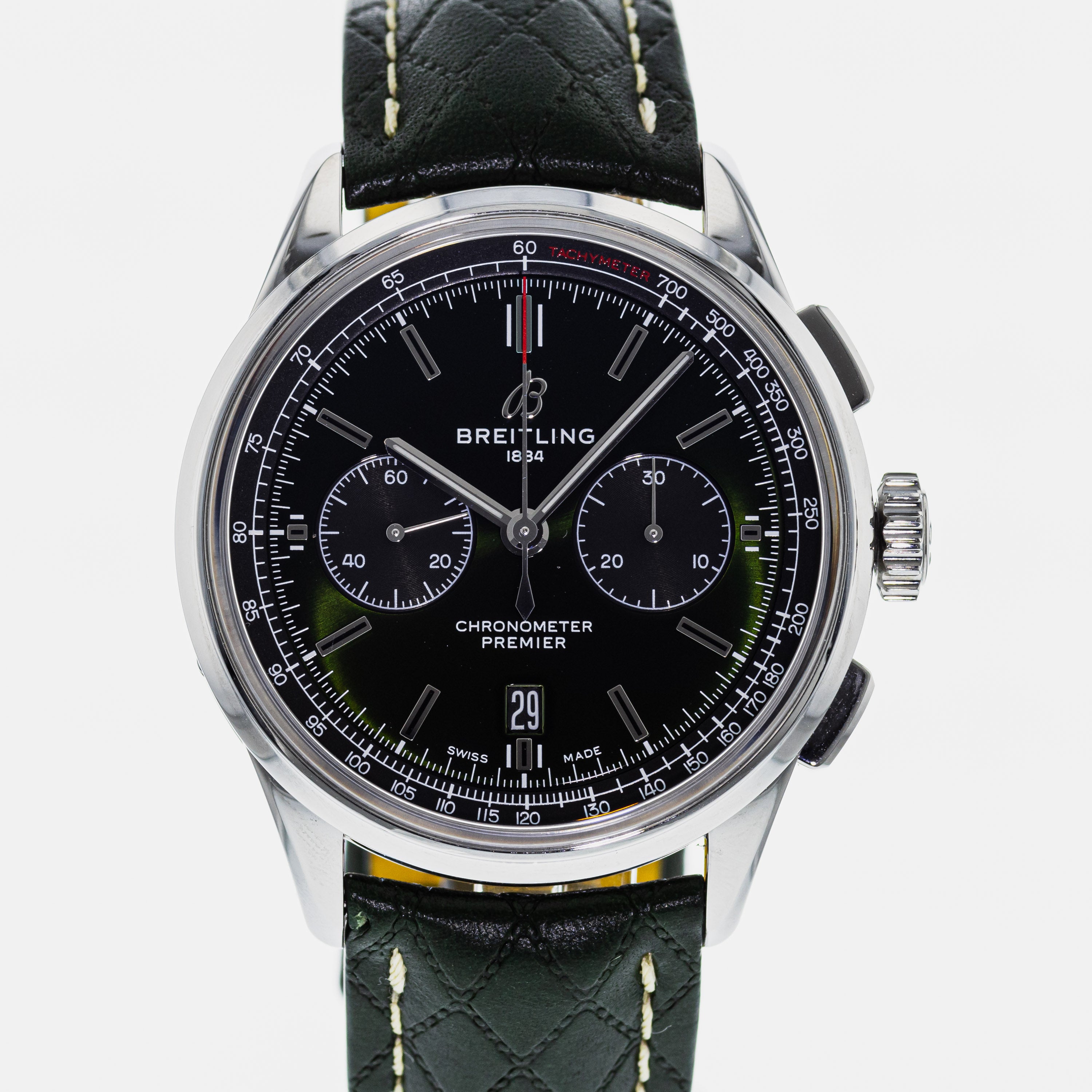 Breitling premier b01 chronograph 42 bentley on sale british racing green