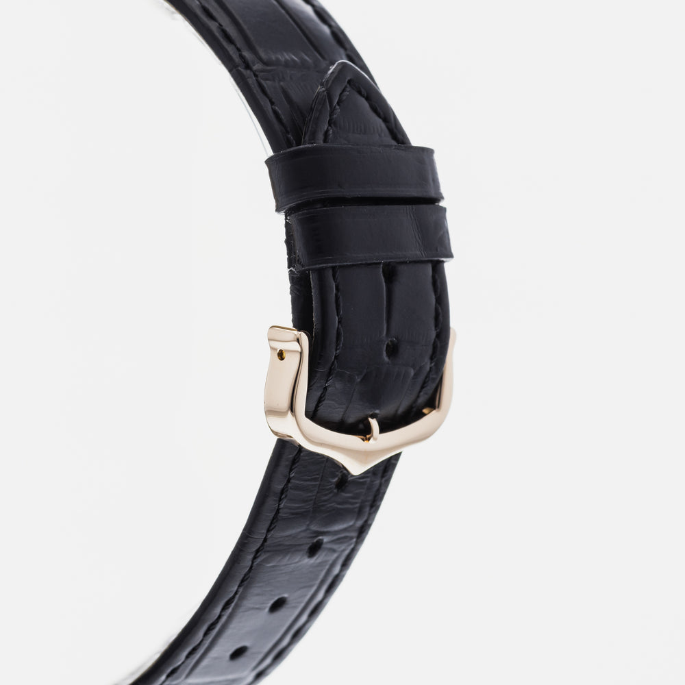 Cartier Ronde Louis Men's 18K Rose Gold Watch W6801004