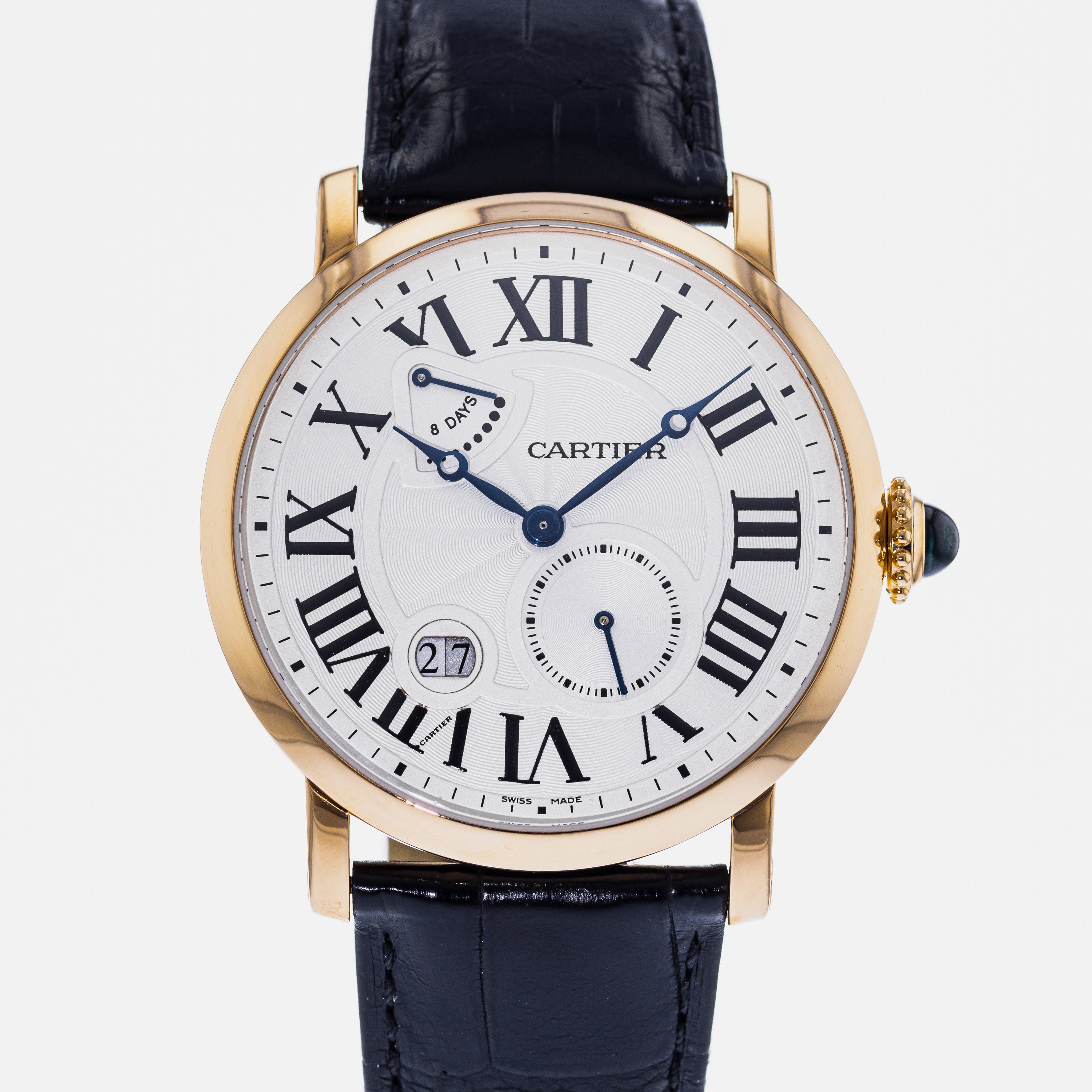 Authentic Used Cartier Rotonde de Cartier 8 Day Power Reserve