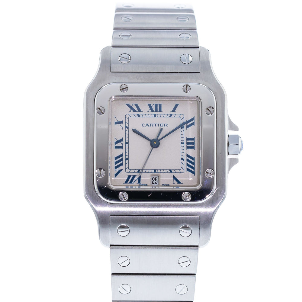 Authentic Used Cartier Santos Galbee 987901 Watch 10 10 CAR CQN2YZ