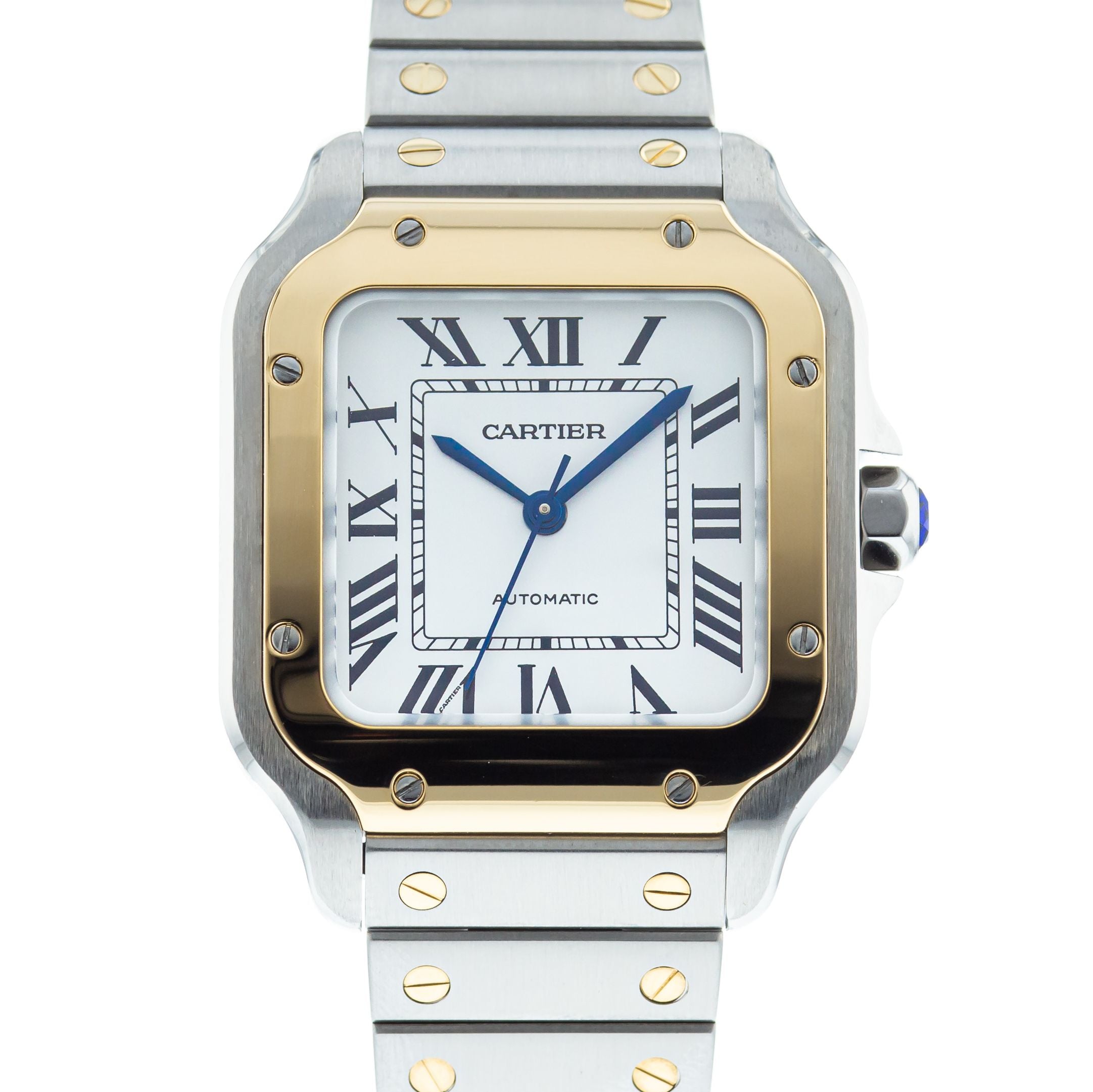 Authentic Used Cartier Santos de Cartier Medium W2SA0007 Watch 10