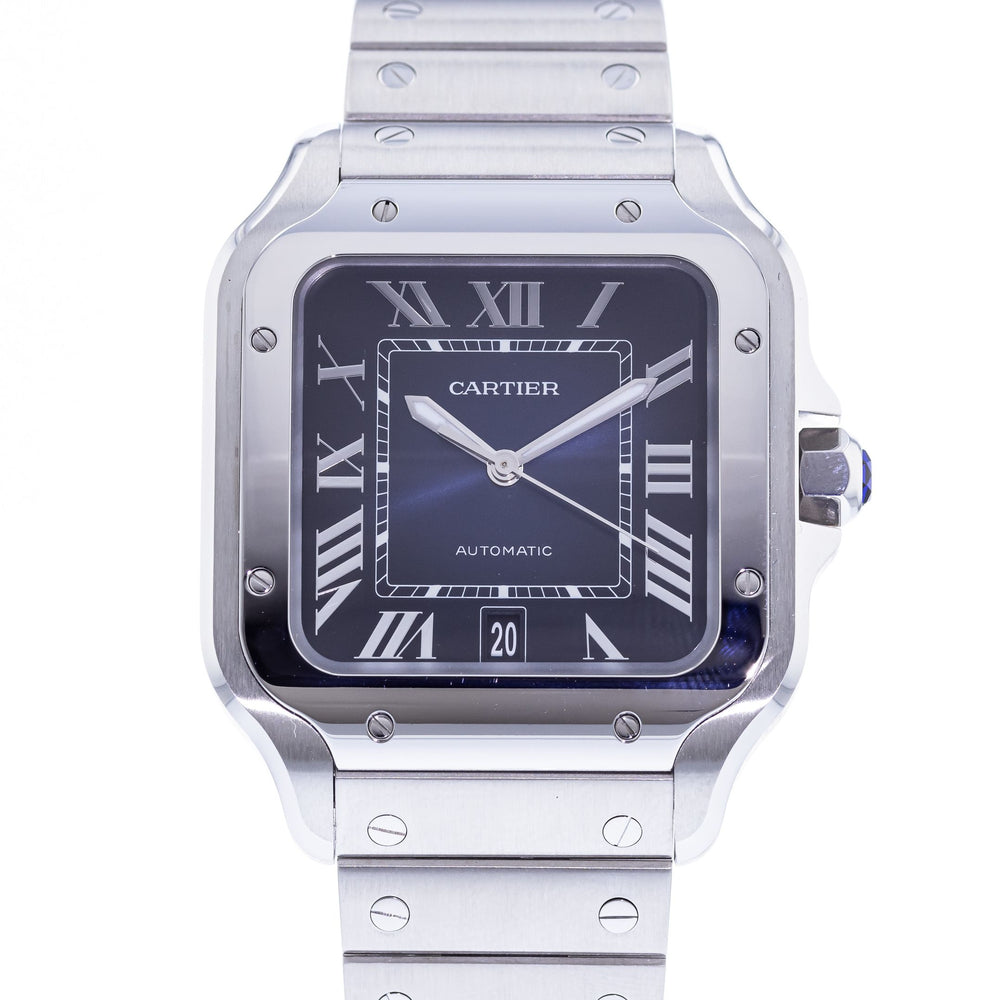 Authentic Used Cartier Santos de Cartier Large WSSA0013 Watch (10-10 ...