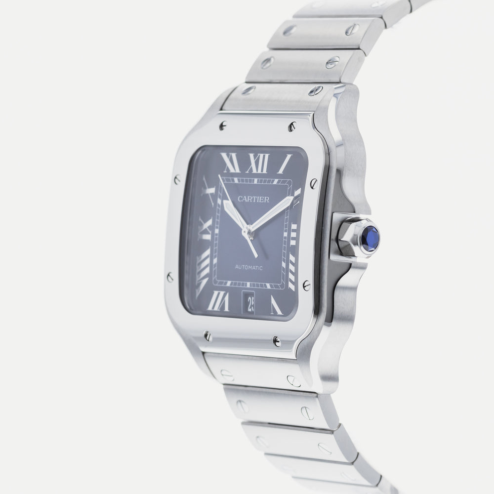 Authentic Used Cartier Santos de Cartier Large WSSA0030 Watch (10-10 ...
