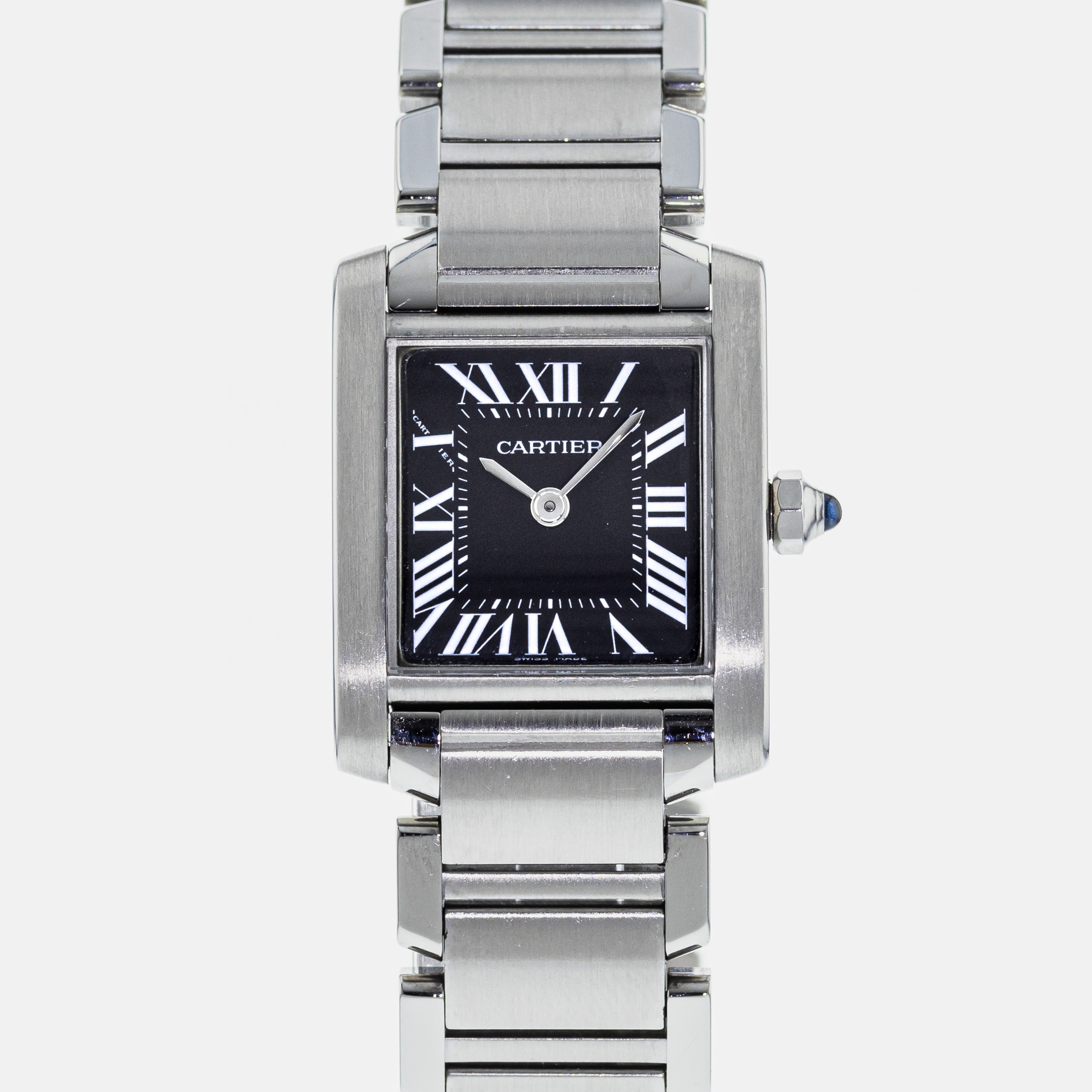 Authentic Used Cartier Tank Francaise Small W51007Q4 Watch  (10-10-CAR-G36ZRQ)