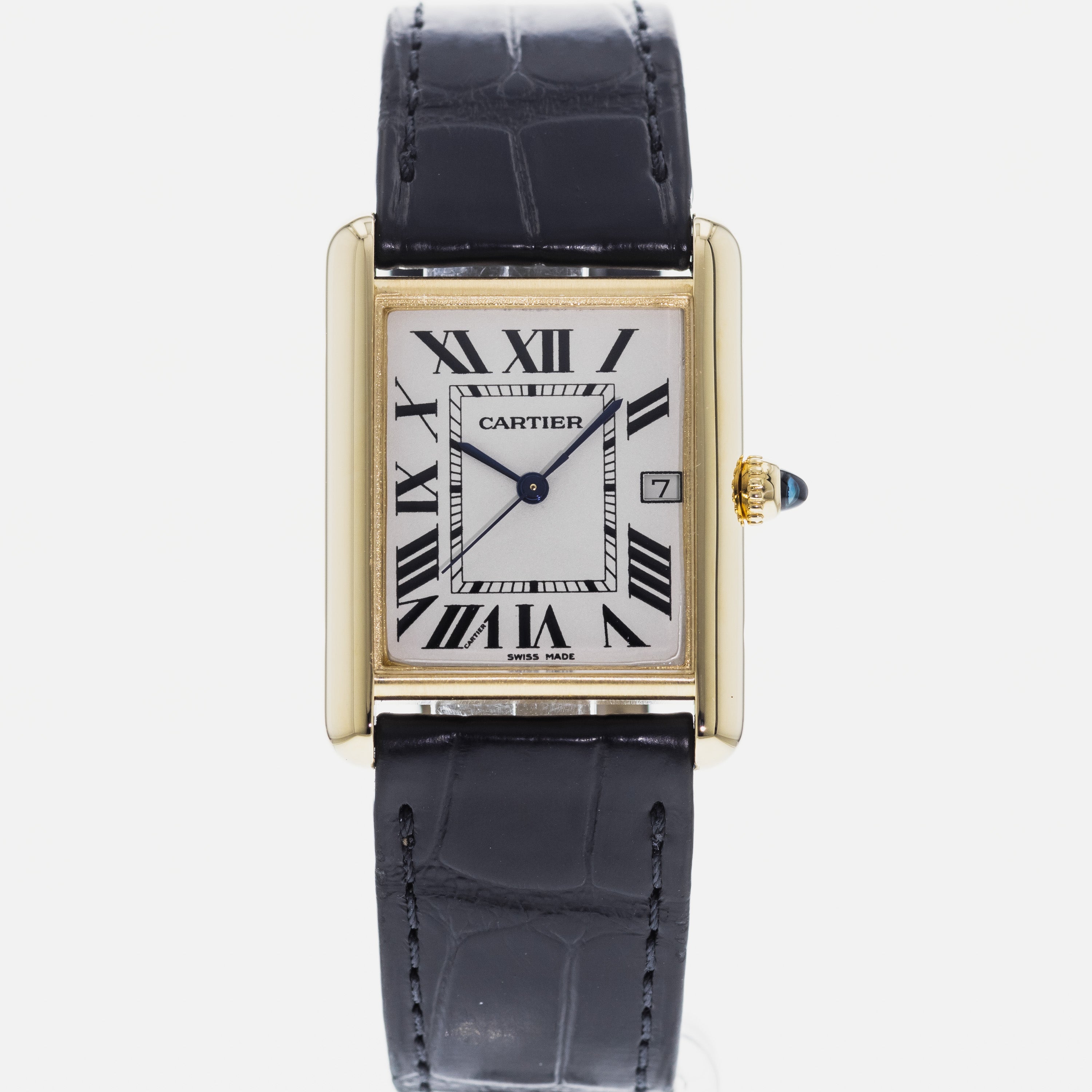 Cartier - Tank Louis : W1529756 : SOLD OUT : white dial on black