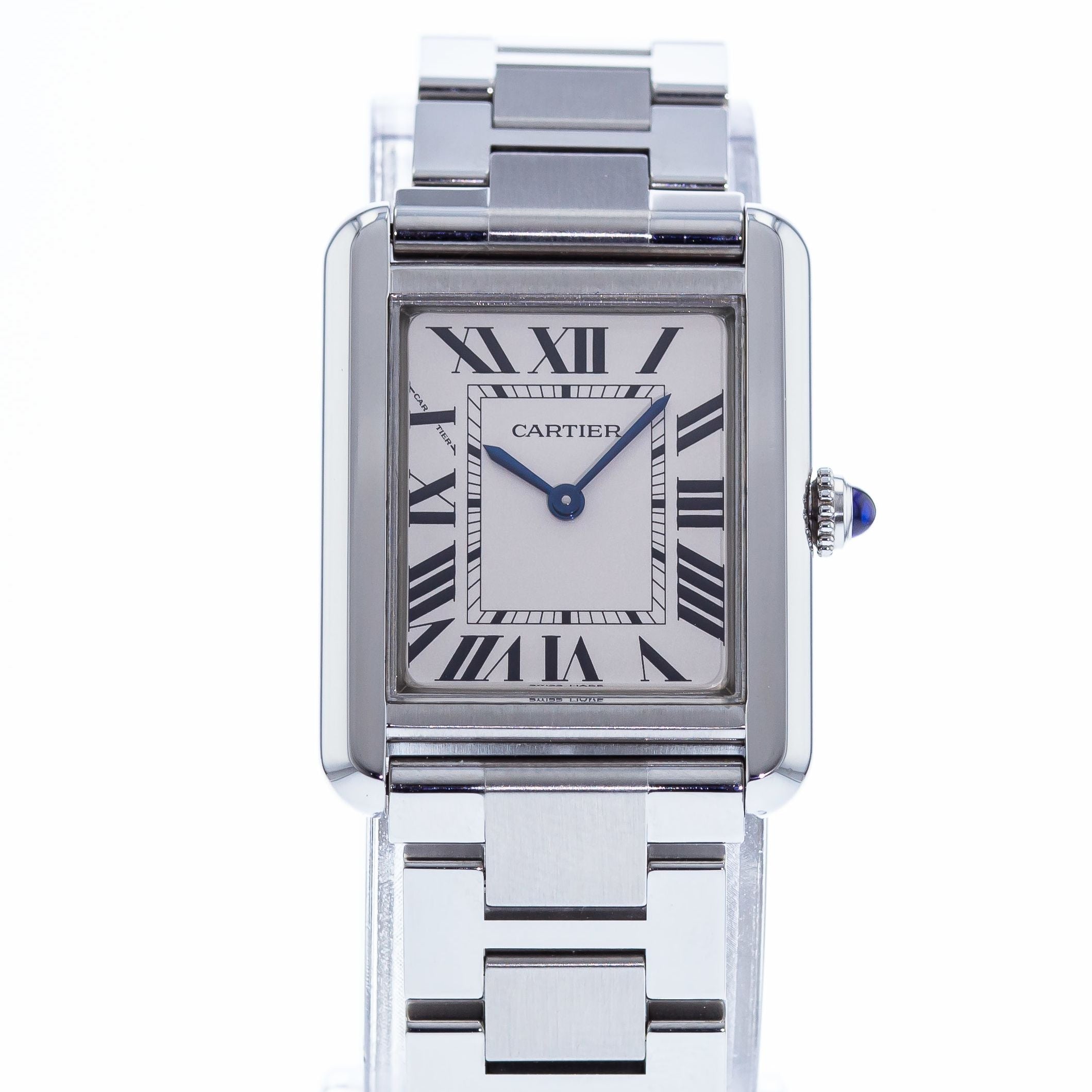 Cartier Tank Solo Stainless Steel Ladies Watch W5200013 3170