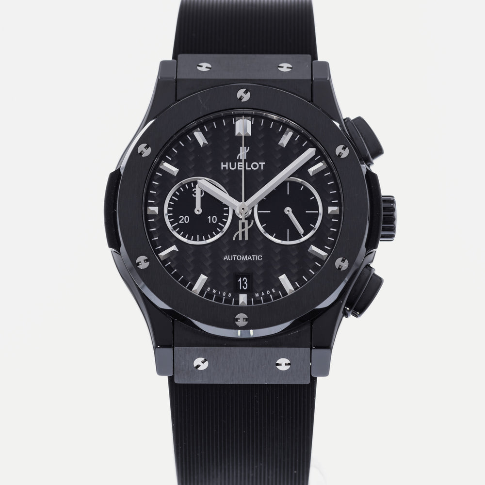 Authentic Used Hublot Classic Fusion Black Magic Chronograph 541.CM ...