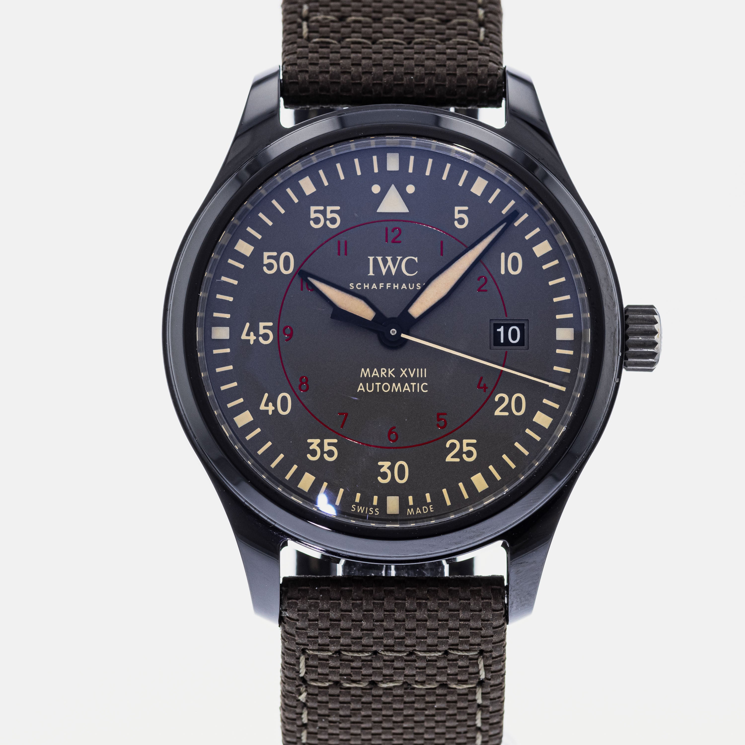 Authentic Used IWC Pilot Mark XVIII Top Gun Miramar IW3247 02