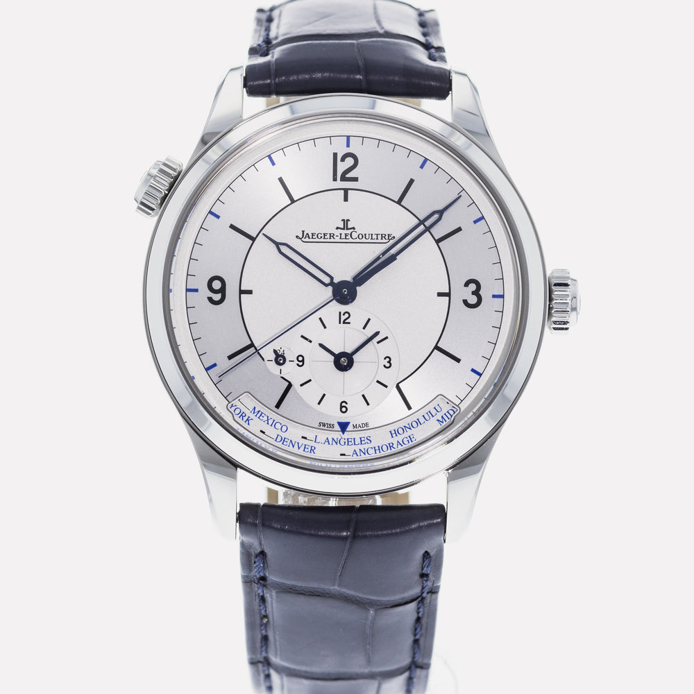 Jaeger-LeCoultre Master Control Geographic Dual Time Date Automatic Steel