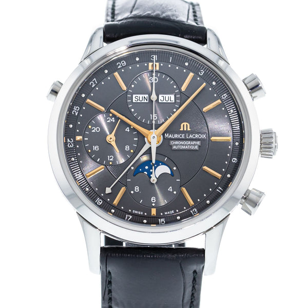 Maurice lacroix les classiques chronographe phases de on sale lune