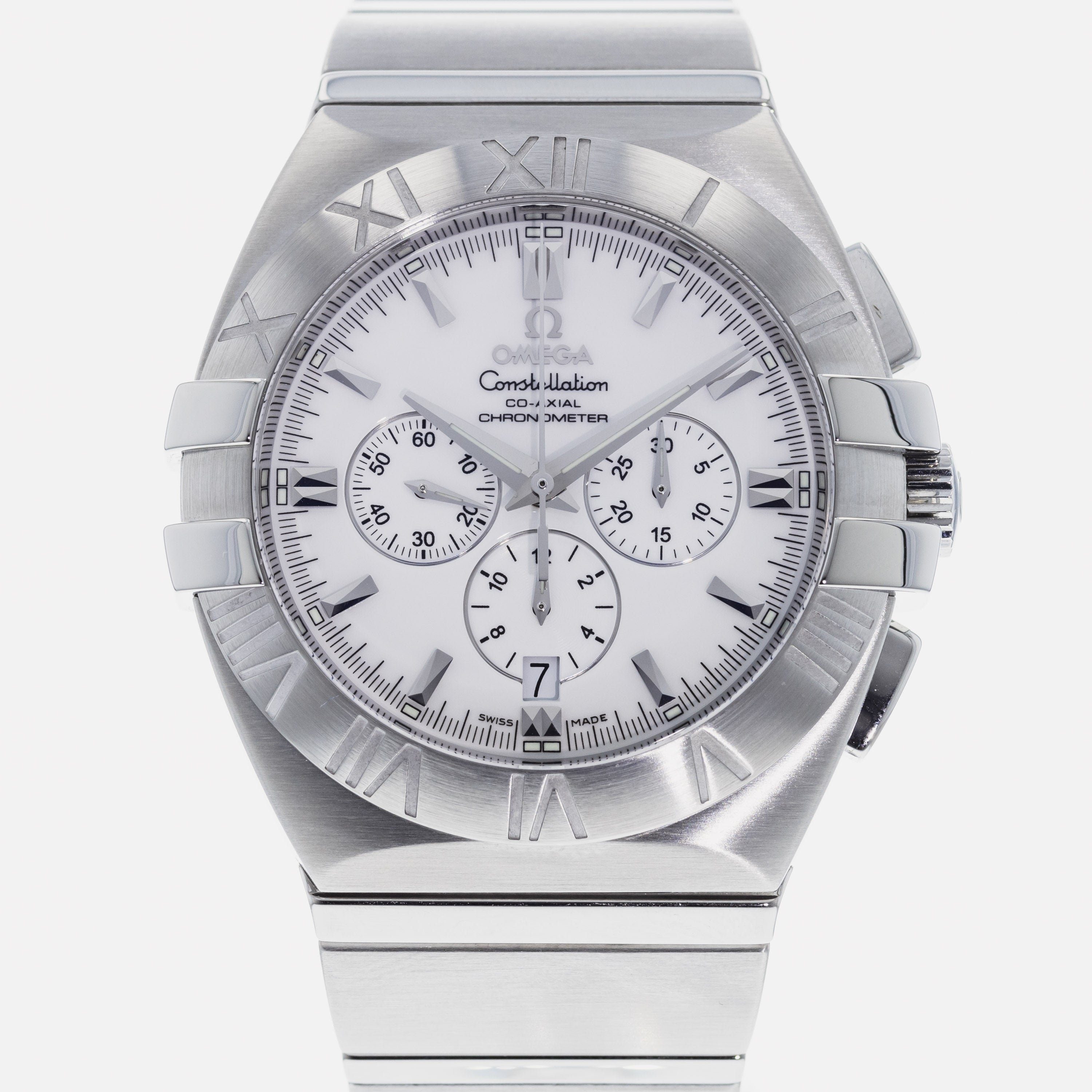 Omega constellation outlet double eagle chronograph