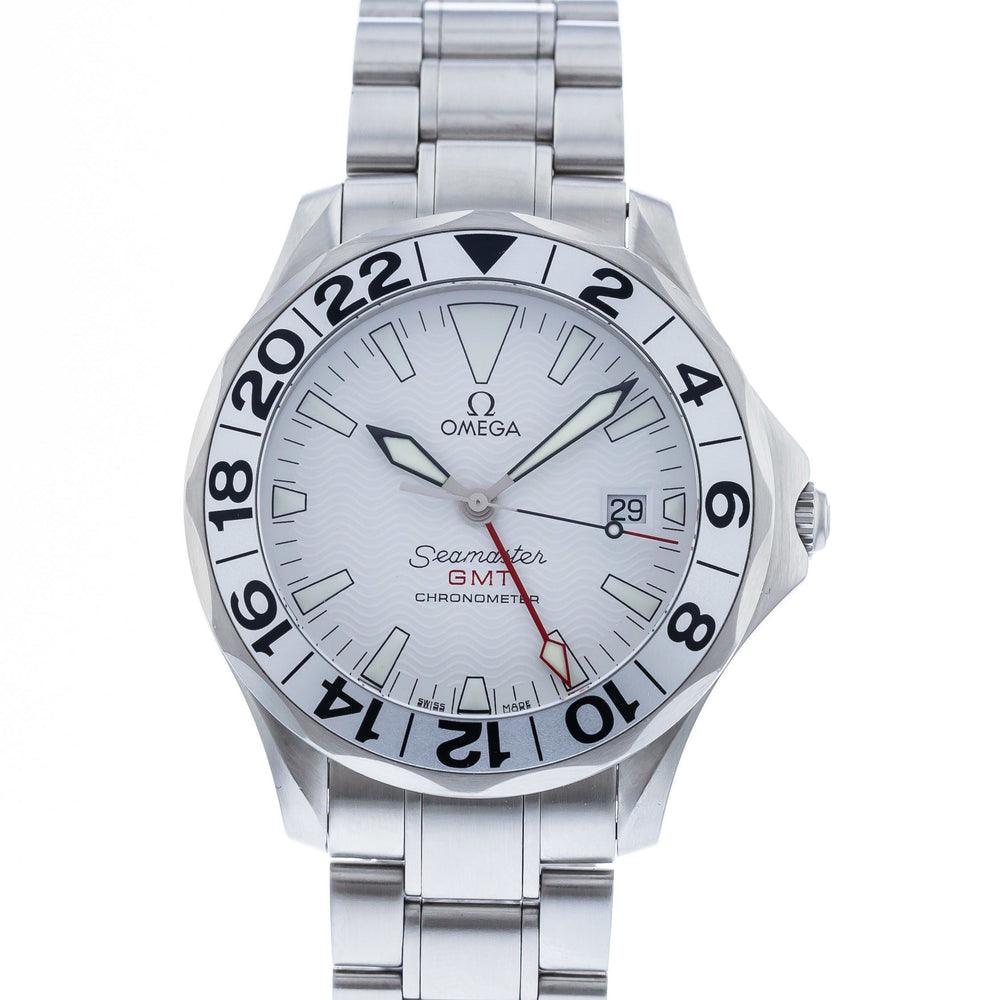 Omega seamaster shop gmt white