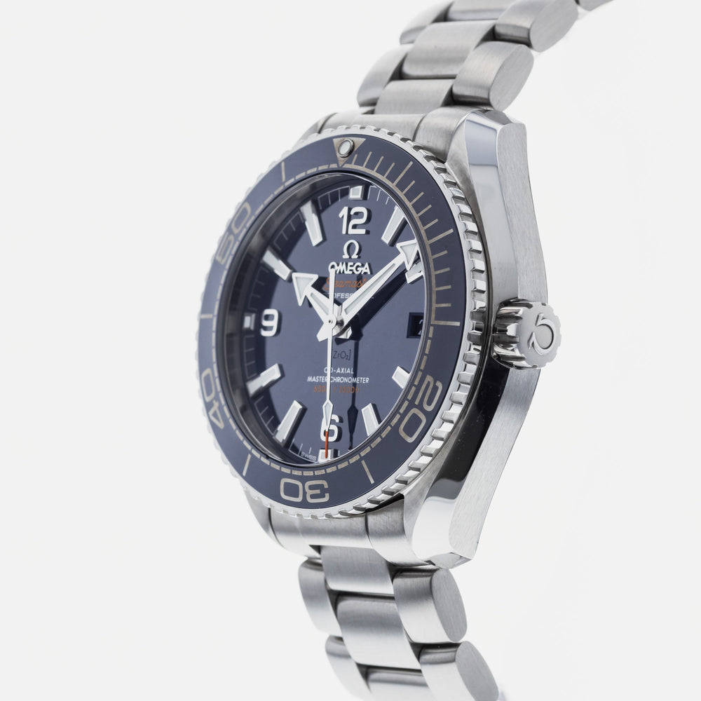 Planet Ocean 600M Seamaster steel Chronometer Watch 215.30.40.20.03.001