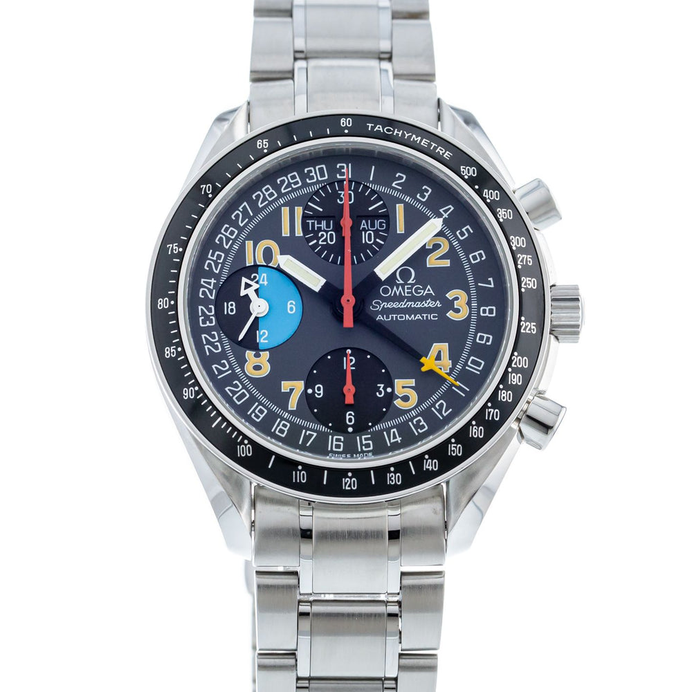 Omega Speedmaster MK40 Schumacher Chronograph Triple Date ***.**** /  175.0084 | Omega speedmaster, Omega, Chronograph