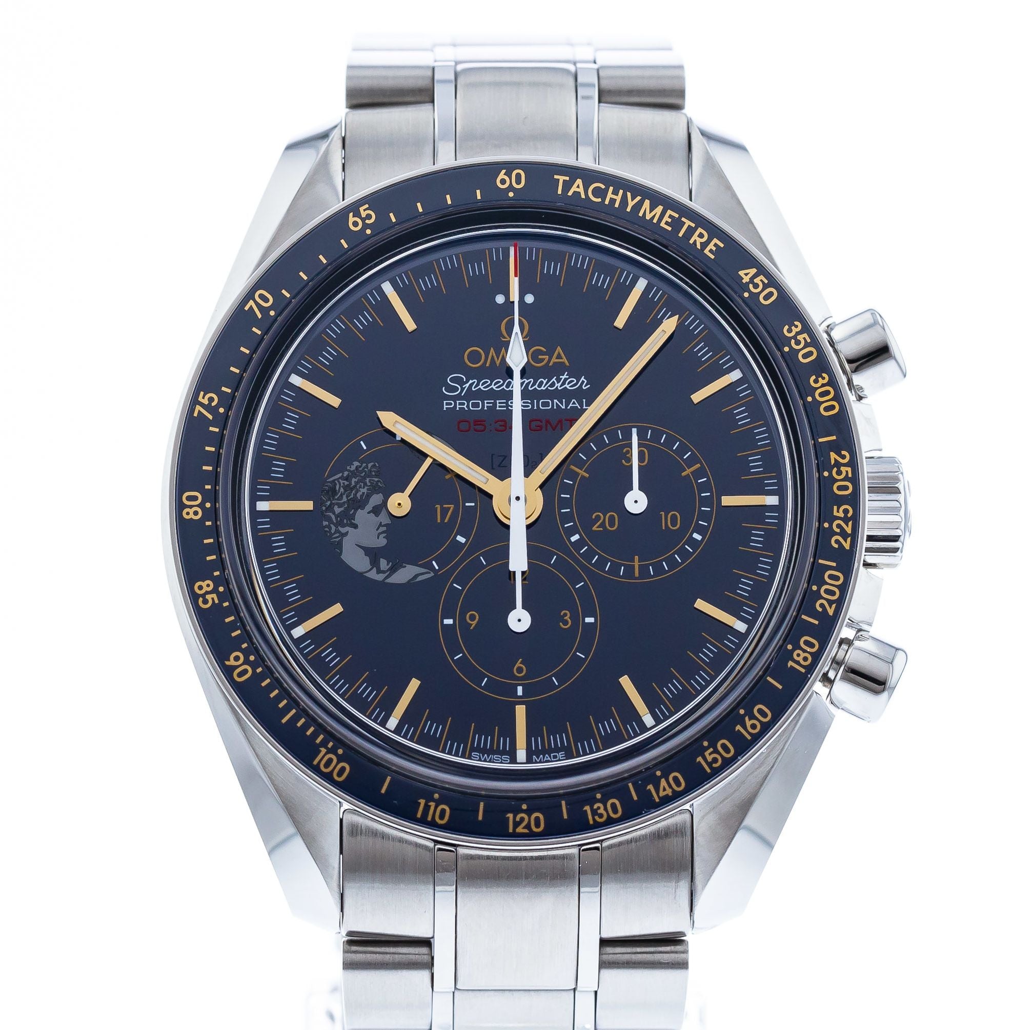 Authentic Used OMEGA Speedmaster Moonwatch Anniversary Limited Series Apollo XVII 45th Anniversary Limited Edition 311.30.42.30.03.001 Watch 10 10 OME NV7BQ2