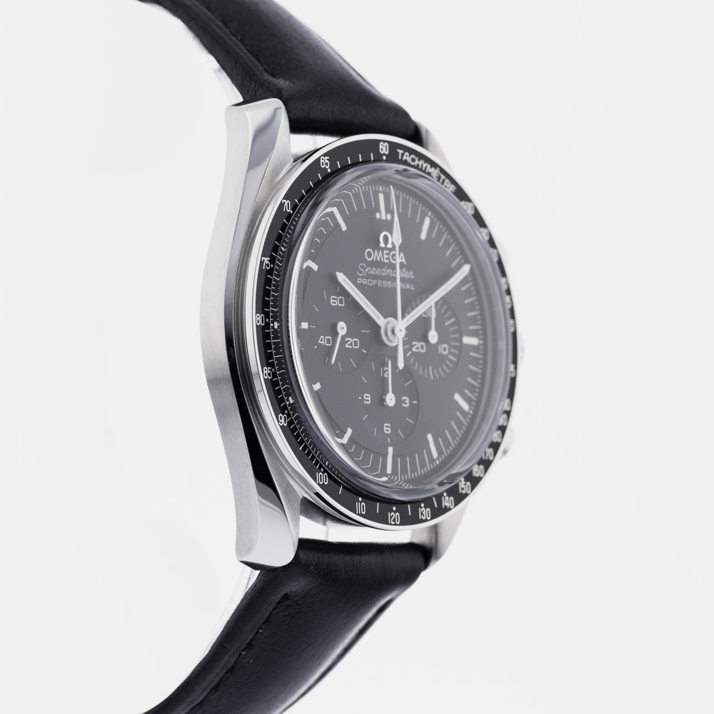 Omega Speedmaster Professional Moonwatch 3861 Hesalite 2023 Black  Chronograph Set