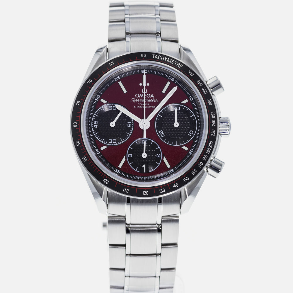 Authentic Used OMEGA Speedmaster Racing Co Axial Chronograph 326.30.40.50.11.001 Watch 10 10 OME 1Q0CHE