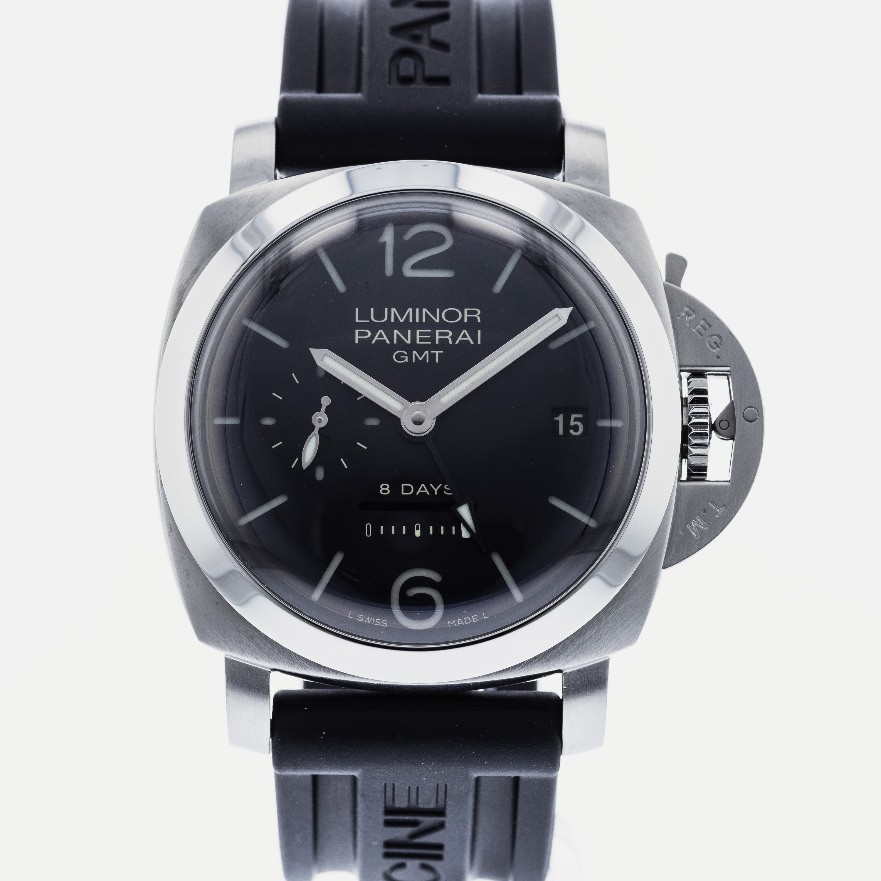 Authentic Used Panerai Luminor 1950 8 Days GMT