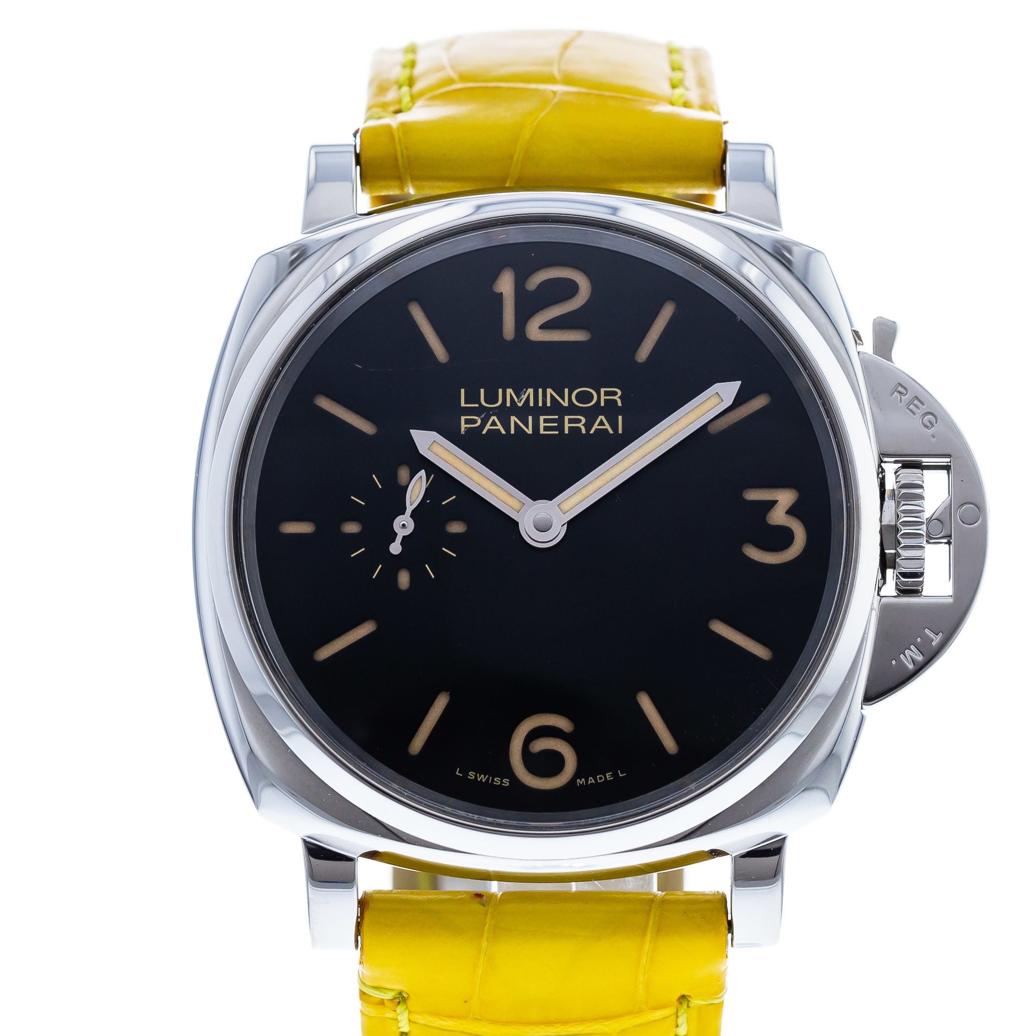 Authentic Used Panerai Luminor Due 3 Days PAM 676 Watch 10 10 PAM