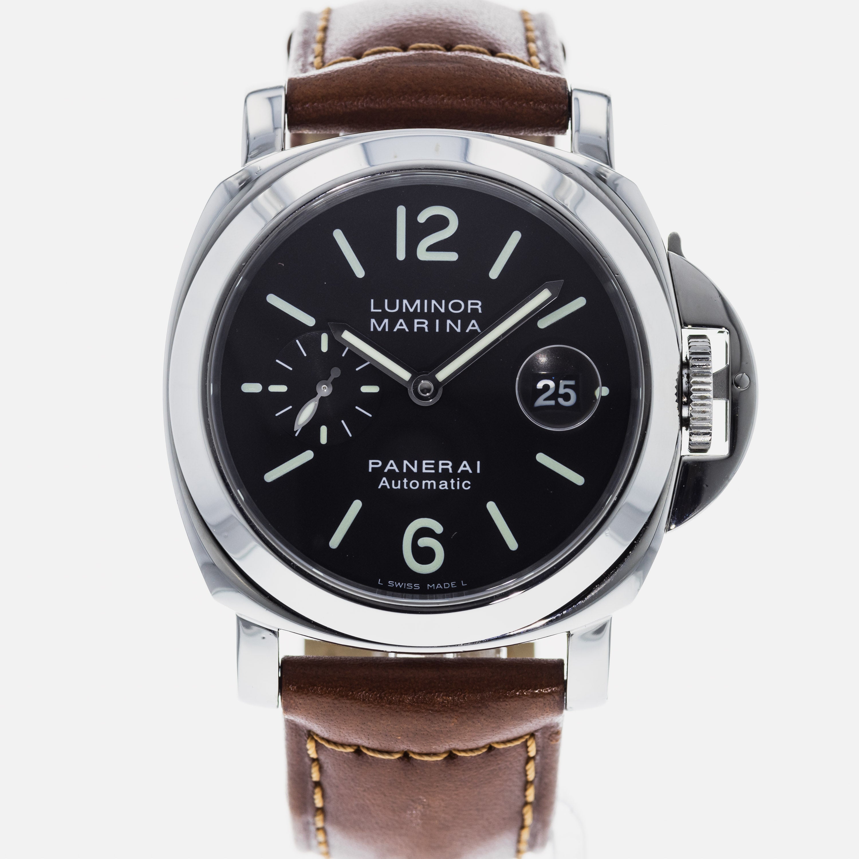 Authentic Used Panerai Luminor Marina Automatic PAM 104 Watch 10