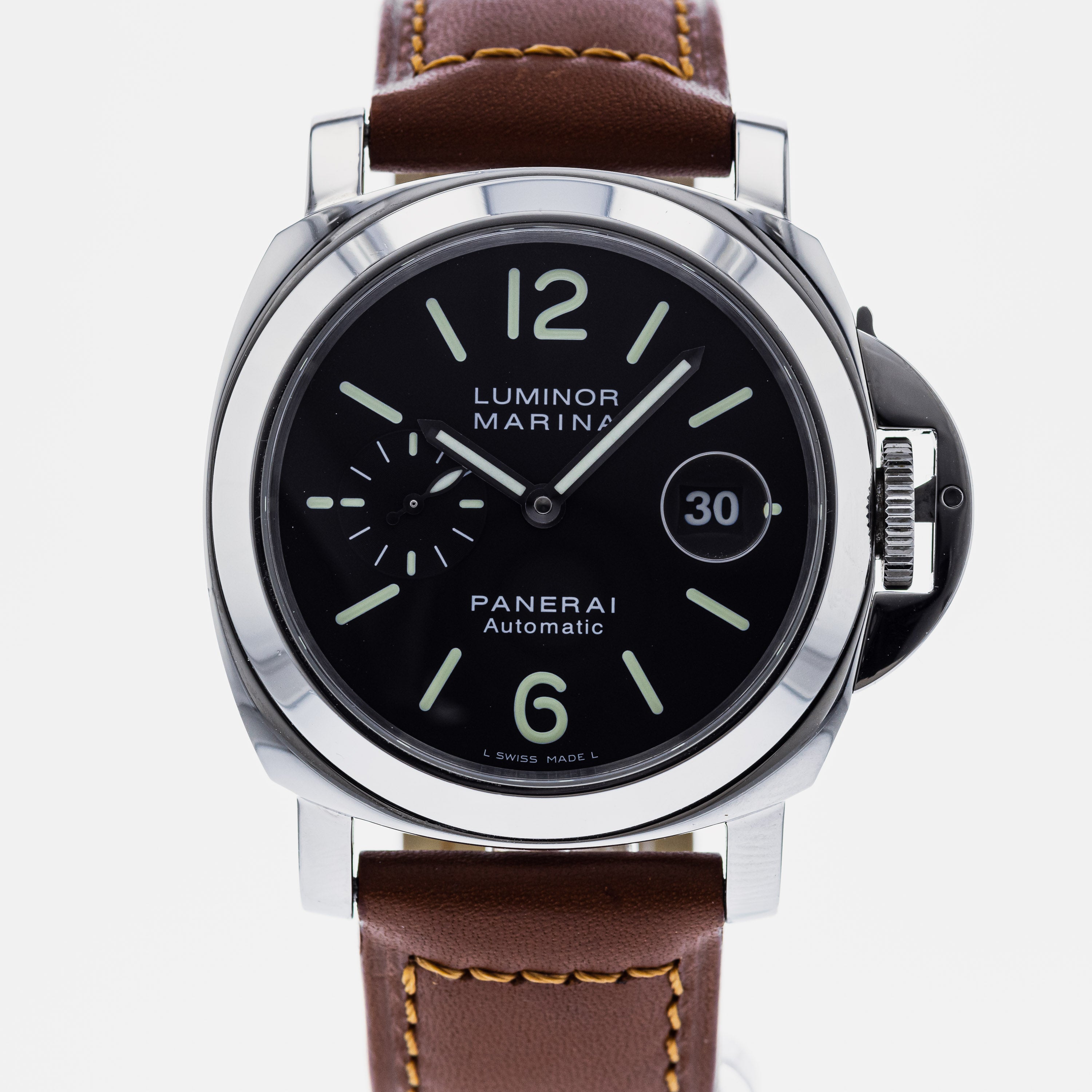 Authentic Used Panerai Luminor Marina Automatic PAM 104 Watch 10