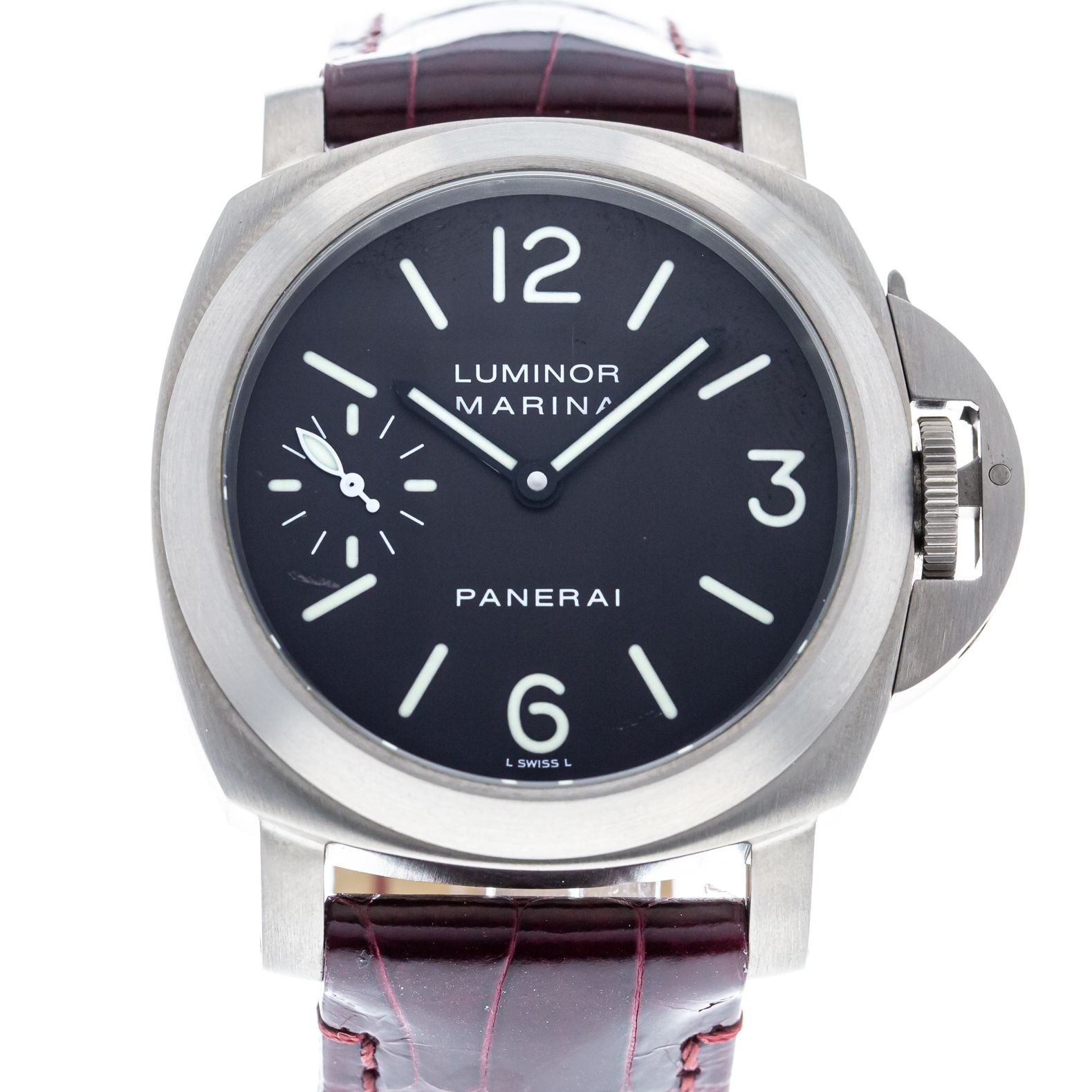 Authentic Used Panerai Luminor Marina PAM 118 Watch 10 10 PAM EDYRK8