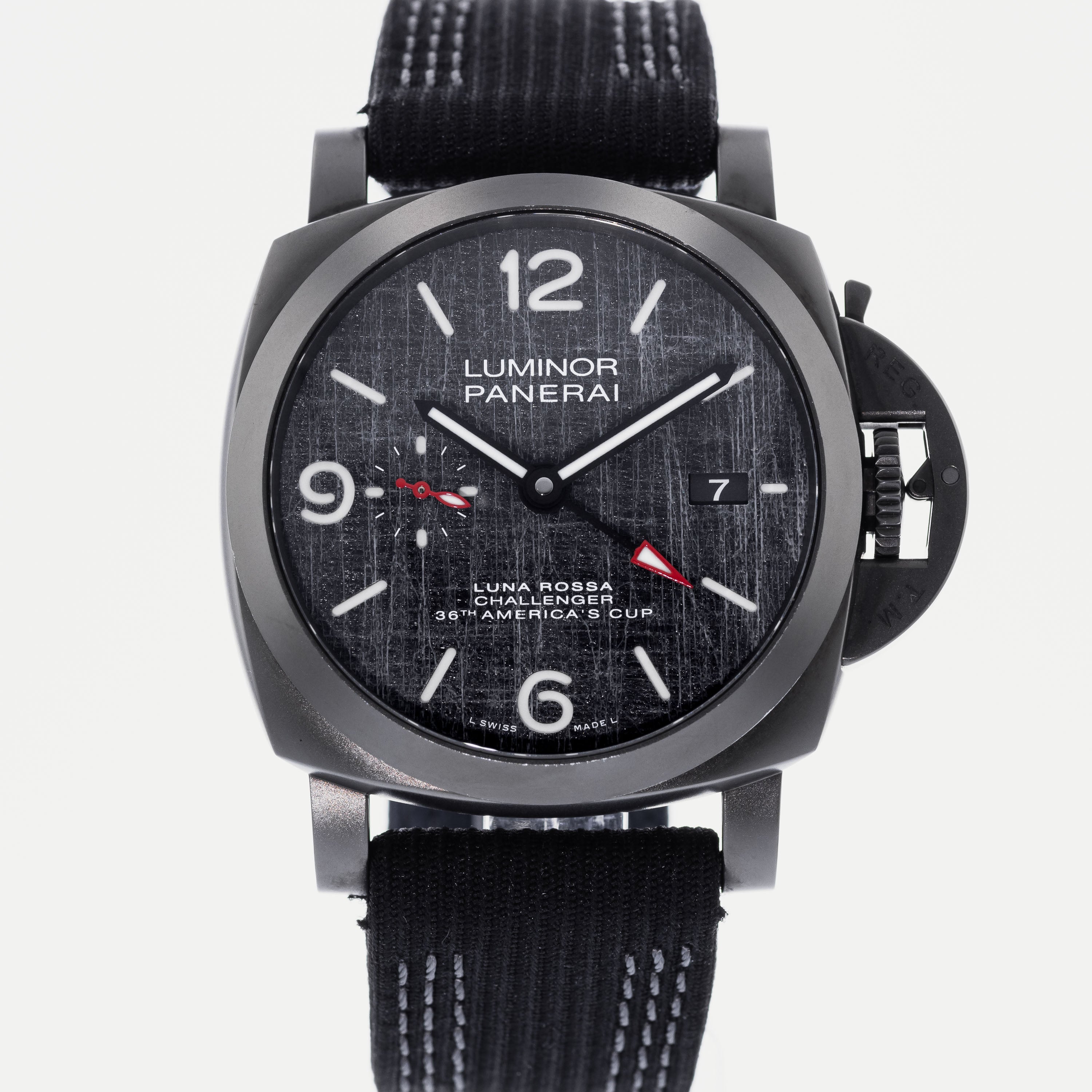 Authentic Used Panerai Luminor 1950 Luna Rossa GMT PAM 1036 Watch