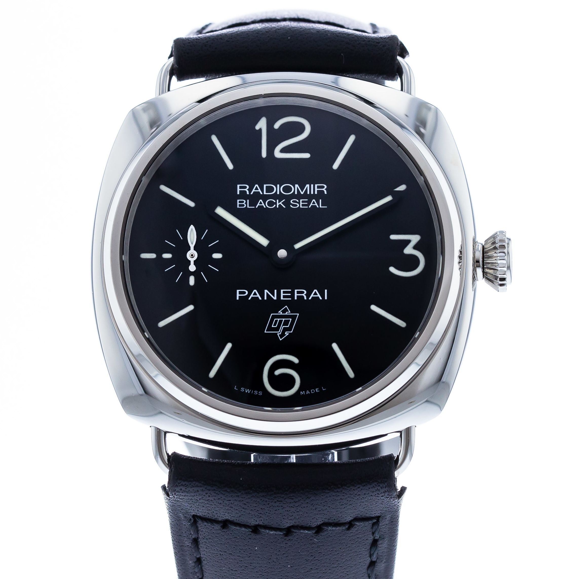 Authentic Used Panerai Radiomir Black Seal Logo PAM 380 Watch