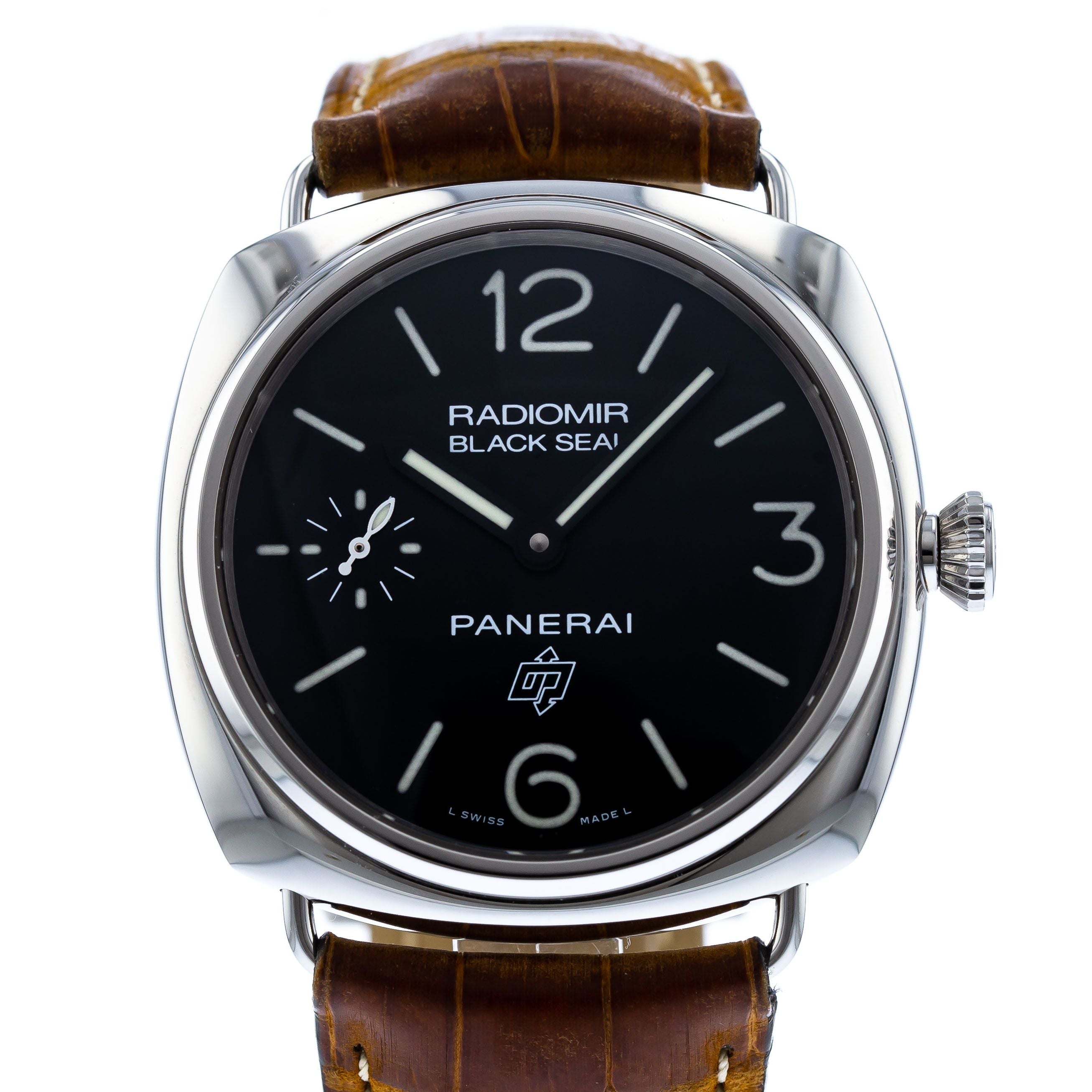 Authentic Used Panerai Radiomir Black Seal Logo PAM 380 Watch 10