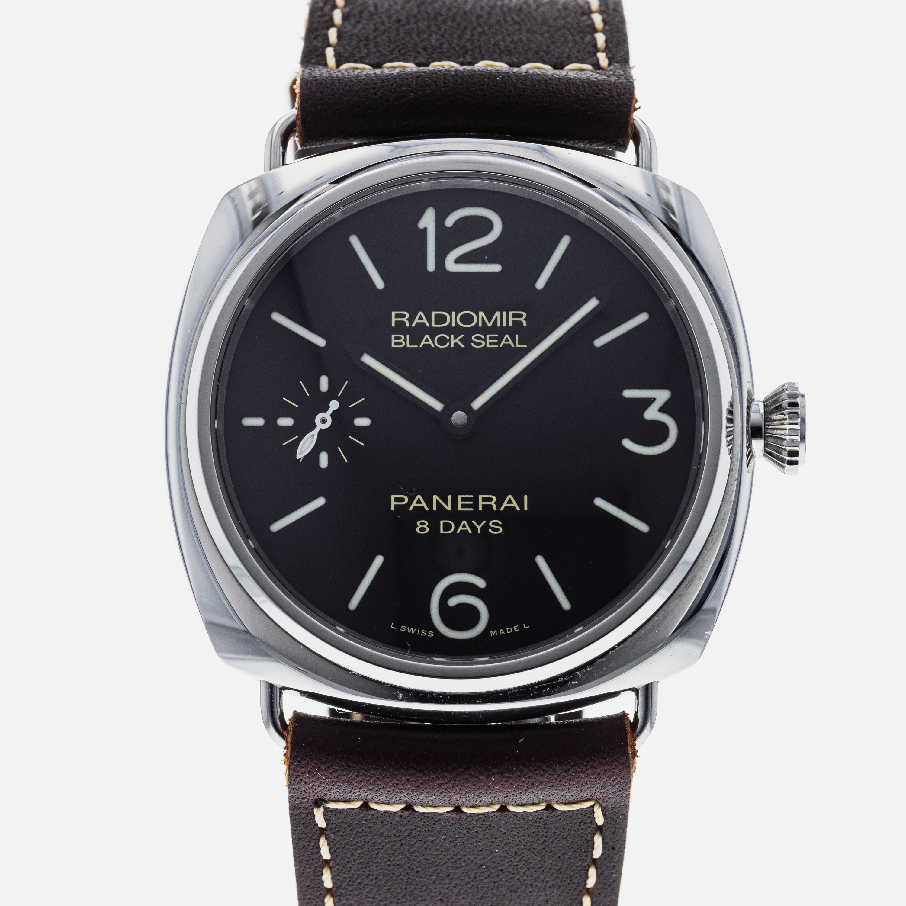 Authentic Used Panerai Radiomir Black Seal 8 Days PAM 609 Watch