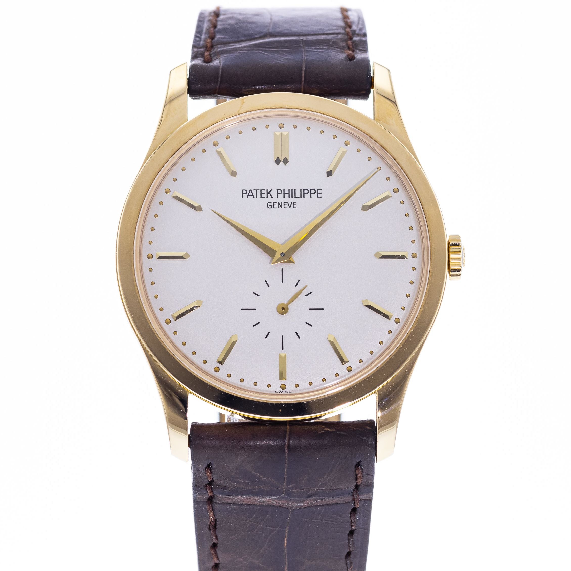 Authentic Used Patek Philippe Calatrava 5196 Watch (10-10-PTK-GB2L9Z)