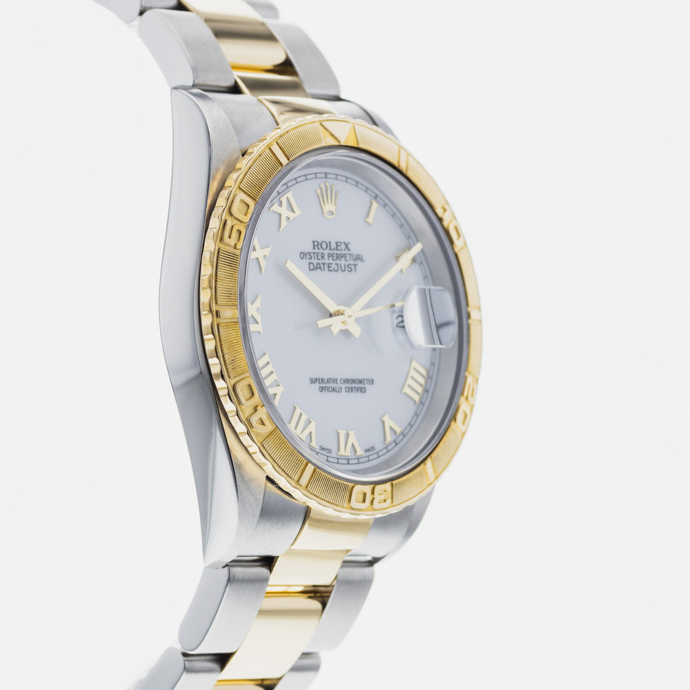 Rolex Datejust Turn-O-Graph 16263 Wristwatch - Silver Dial