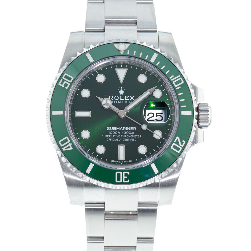Pre-Owned Rolex Watches Submariner 'Hulk' - Green Date Dial