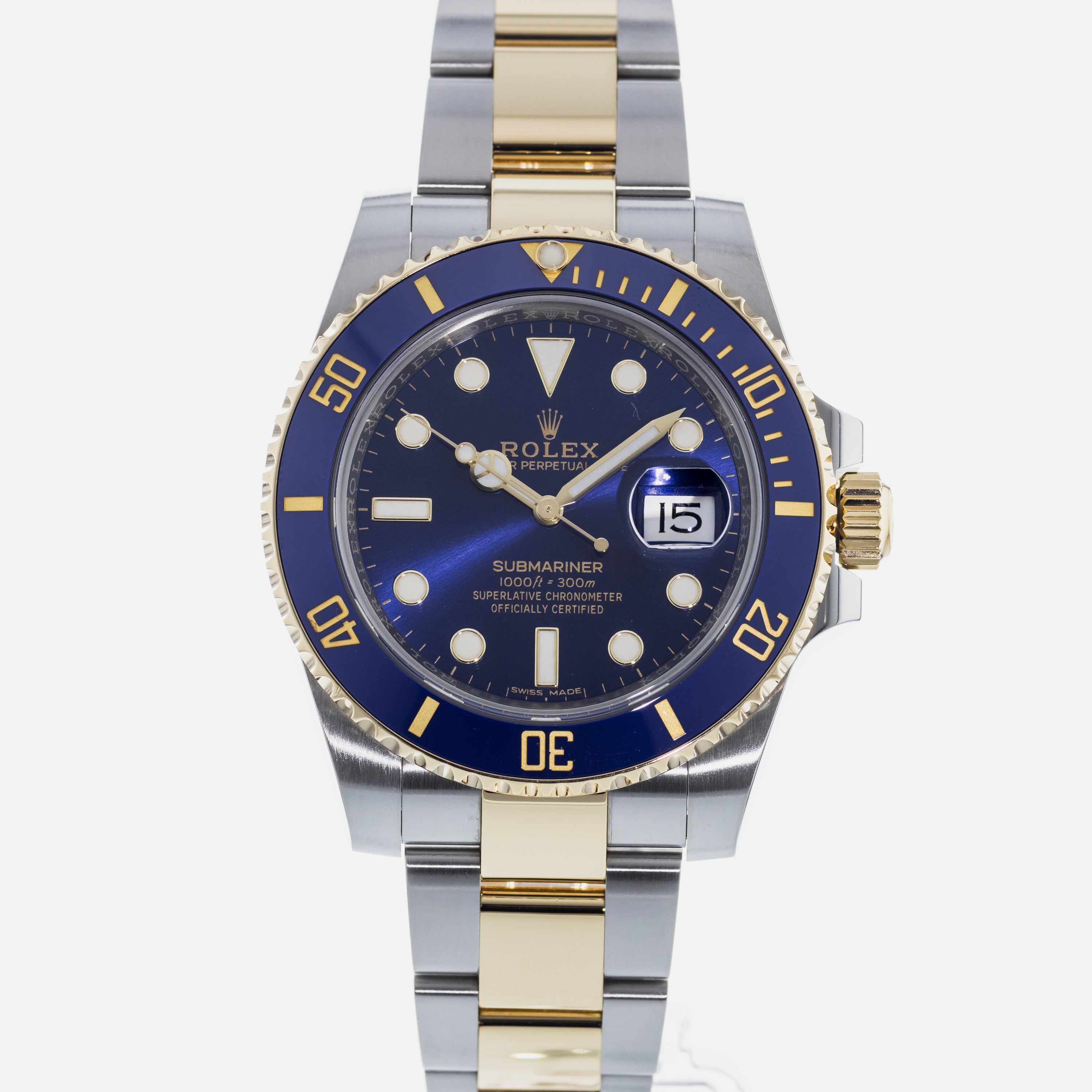 Rolex submariner or discount bleu