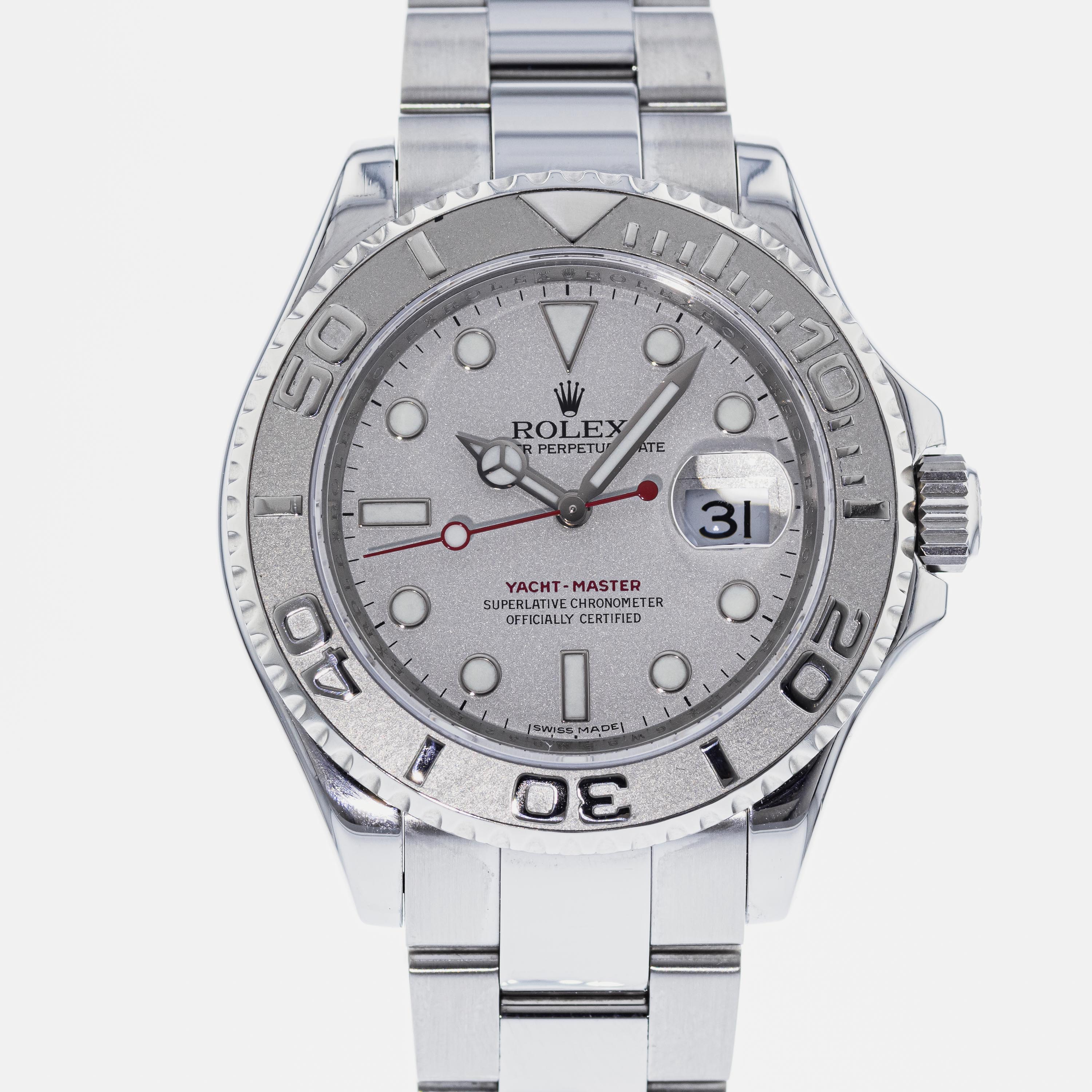 Rolex Yacht-Master 16622 Platinum Dial 