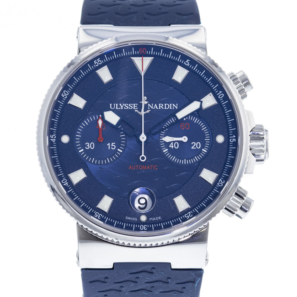 Ulysse Nardin Maxi Marine Blue Seal Limited Edition 353-68 1