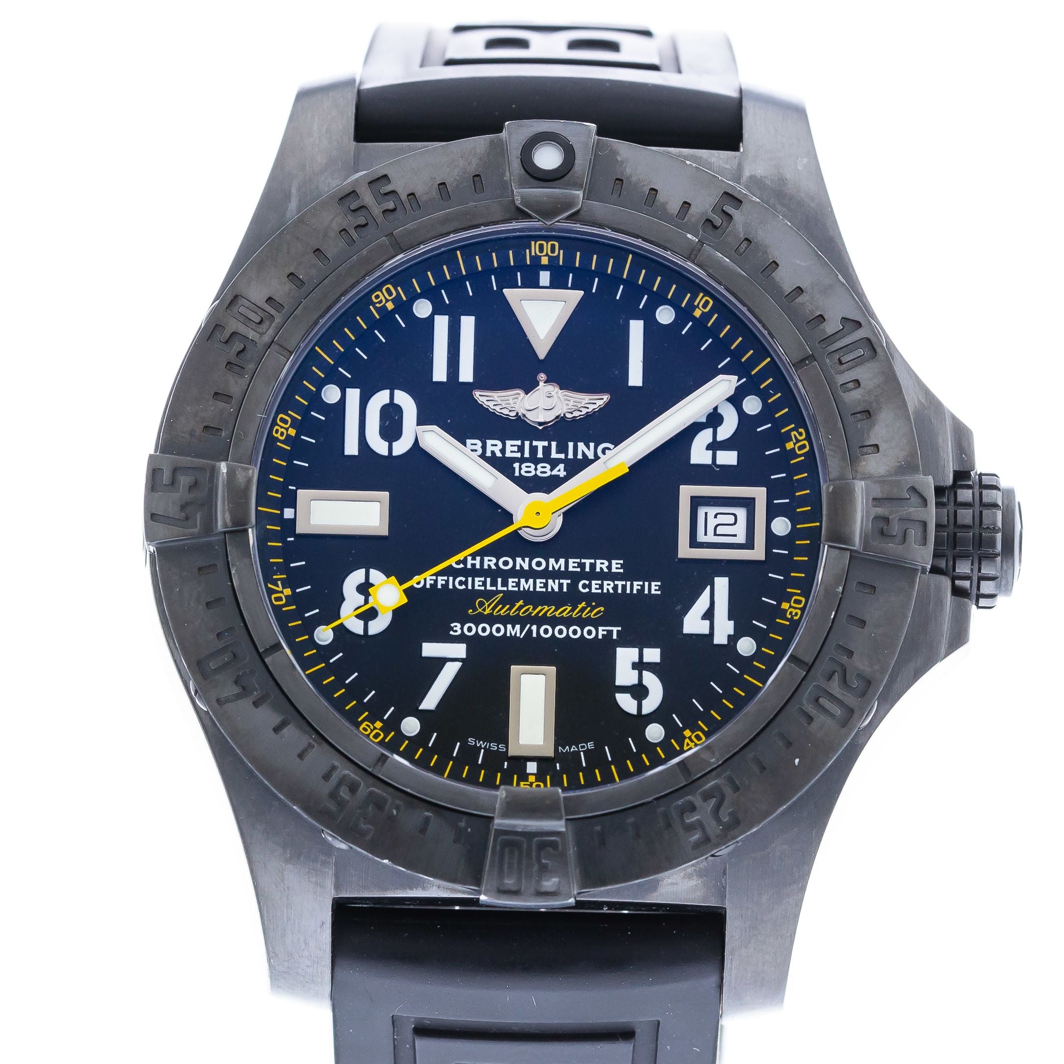 Breitling avenger sale code yellow