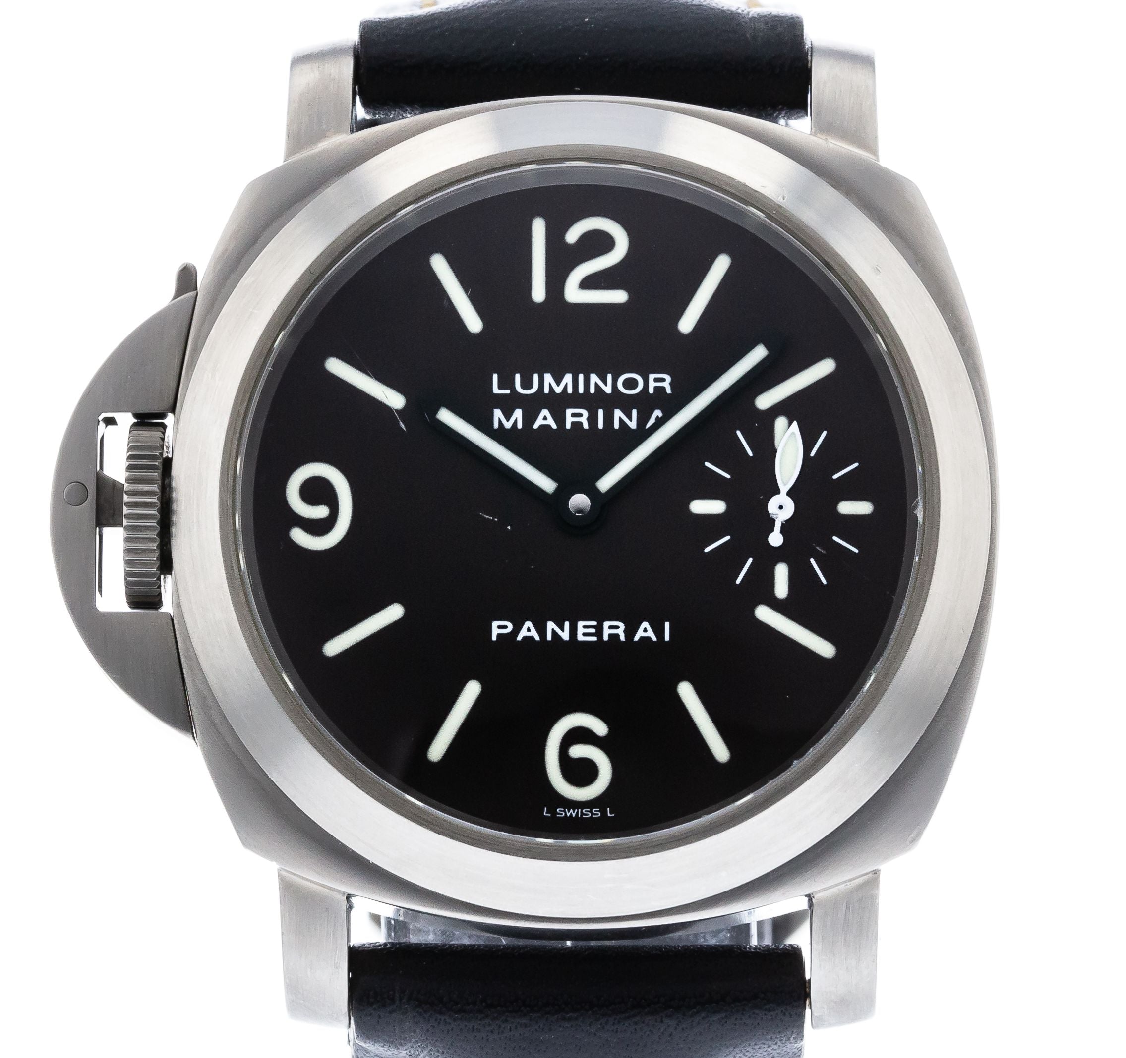 Authentic Used Panerai Luminor Marina Destro PAM 056 Watch 10 10