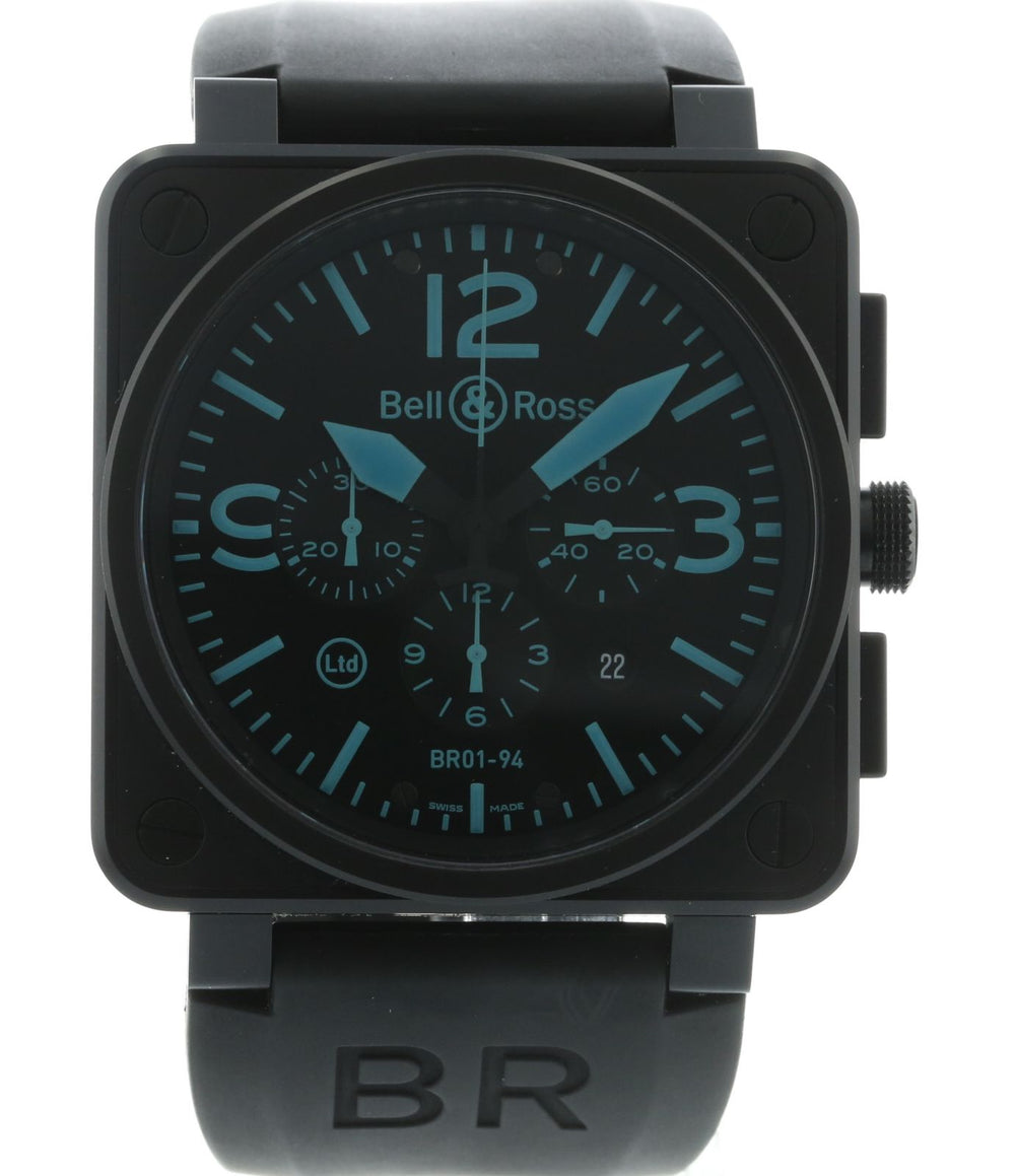 Bell & Ross Chronograph Blue Limited Edition BR01-94 1