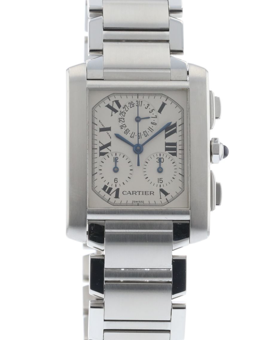 Cartier - Tank Francaise Chronoreflex Stainless Steel Bracelet