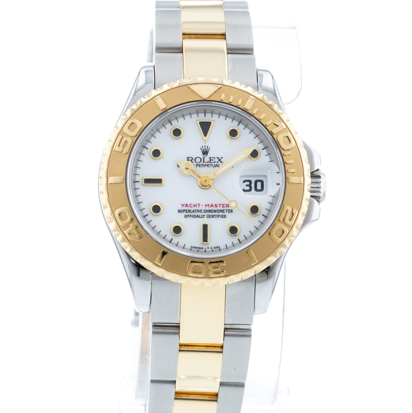 Rolex Yacht Master 69623 18K Yellow Gold & Stainless Steel Ladies Watc