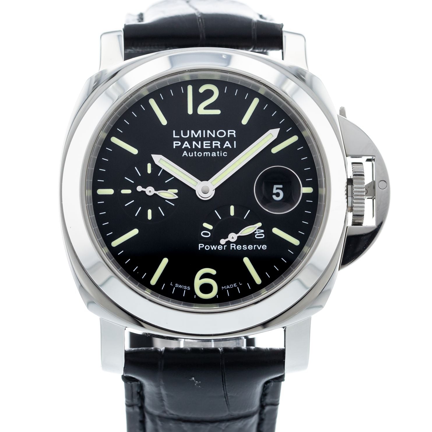 Authentic Used Panerai Luminor Power Reserve PAM 090 Watch 10 10