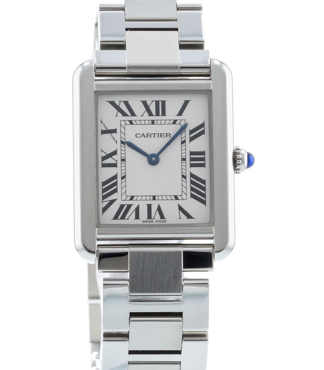 Cartier Tank Solo Stainless Steel Ladies Watch W5200013 3170